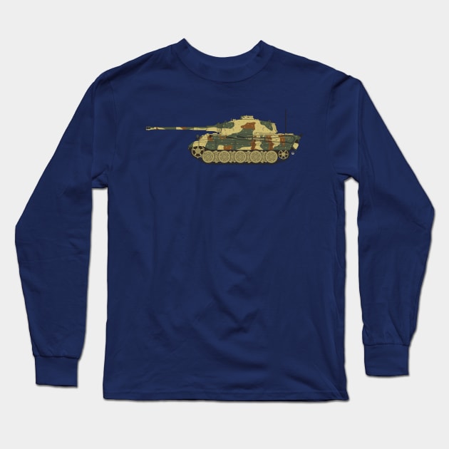 German Tiger II and nothing else Long Sleeve T-Shirt by FAawRay